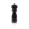 Pepper mill 15x5 cm (black wooden body with zinc alloy grinder)