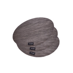 Set of 4 round woven...