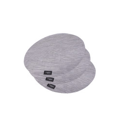 Set of 4 round woven...