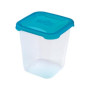 HEIDRUN POLAR FROST PĀRTIKAS KASTĪTE 2L, 14.5x14.5x15.5CM, CAURSP., ZILS VĀCIŅŠ, PLASTMASA, HEIDRUN