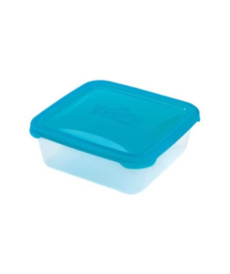 Polar Frost toidukarp 1.7 l, 19.5x19.5x6.4 cm, läbipaistev, sinine kaas, plastmassa, HEIDRUN