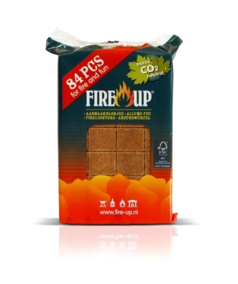 FIRE-UP кубики для розжига 96GAB, древесная щепа/растительный воск, 1.155kg/iepak, FIRE UP