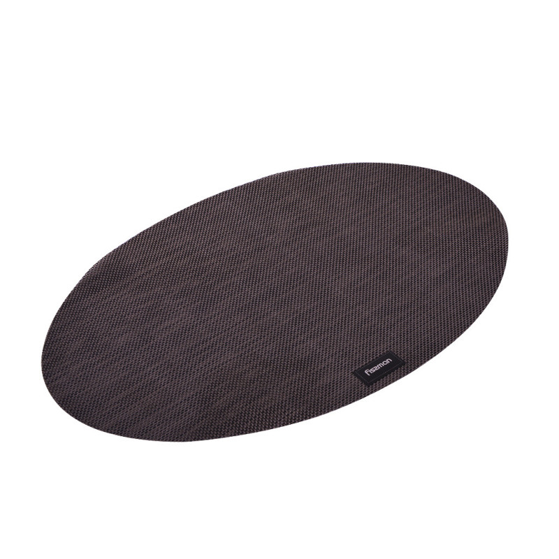 Oval woven placemats 45x30 cm (PVC)