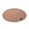 Round woven placemats 36 cm (PVC)