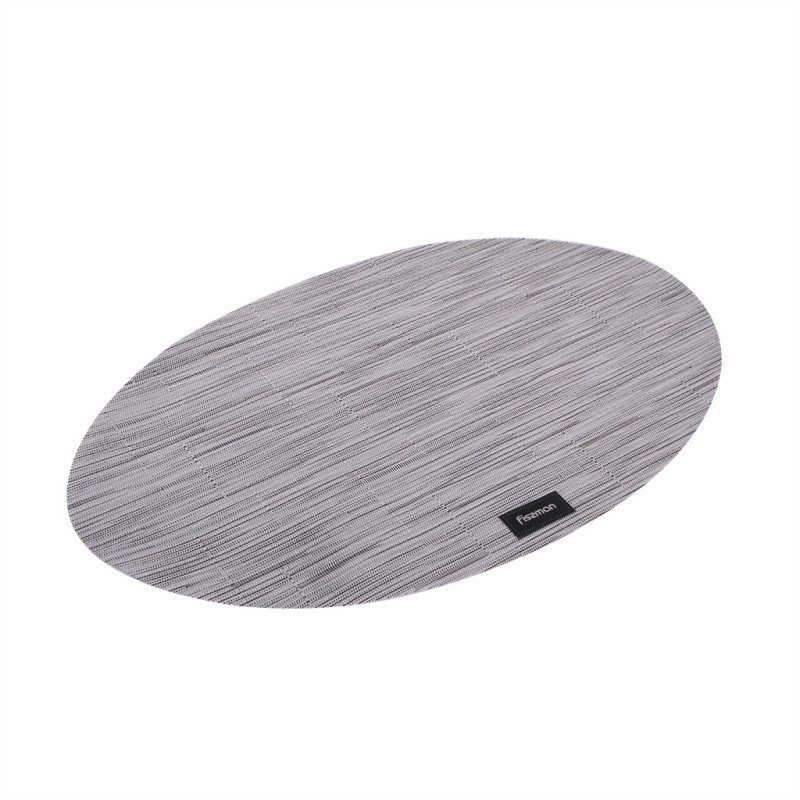 Oval woven placemats 45x30 cm (PVC)