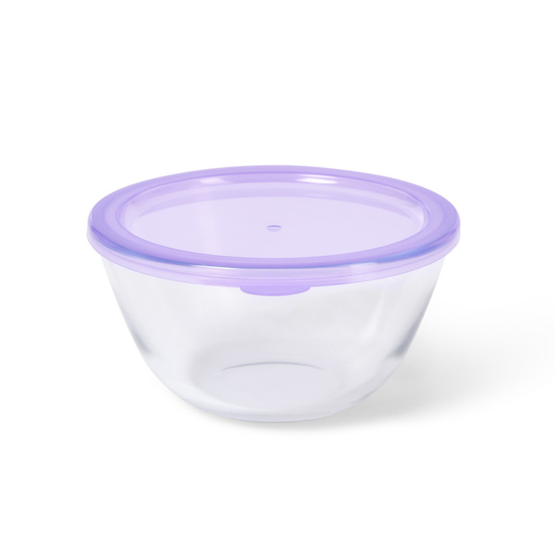 Bowl with PP lid 17x9 см / 1.05 LTR (borosilicate glass)