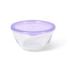 Bowl with PP lid 17x9 см / 1.05 LTR (borosilicate glass)