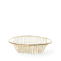 Fruit basket GOLD, art. 8937