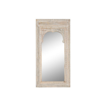 Wall mirror Home ESPRIT Natural Indian Man Stripped 90 x 3,5 x 180 cm,,,
