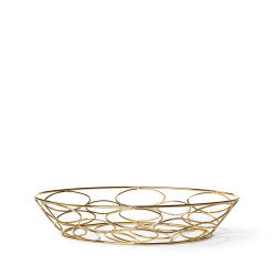 Fruit basket GOLD, art. 8938