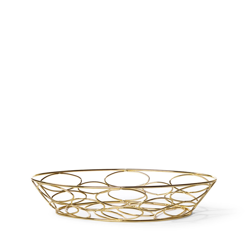 Fruit basket GOLD, art. 8938
