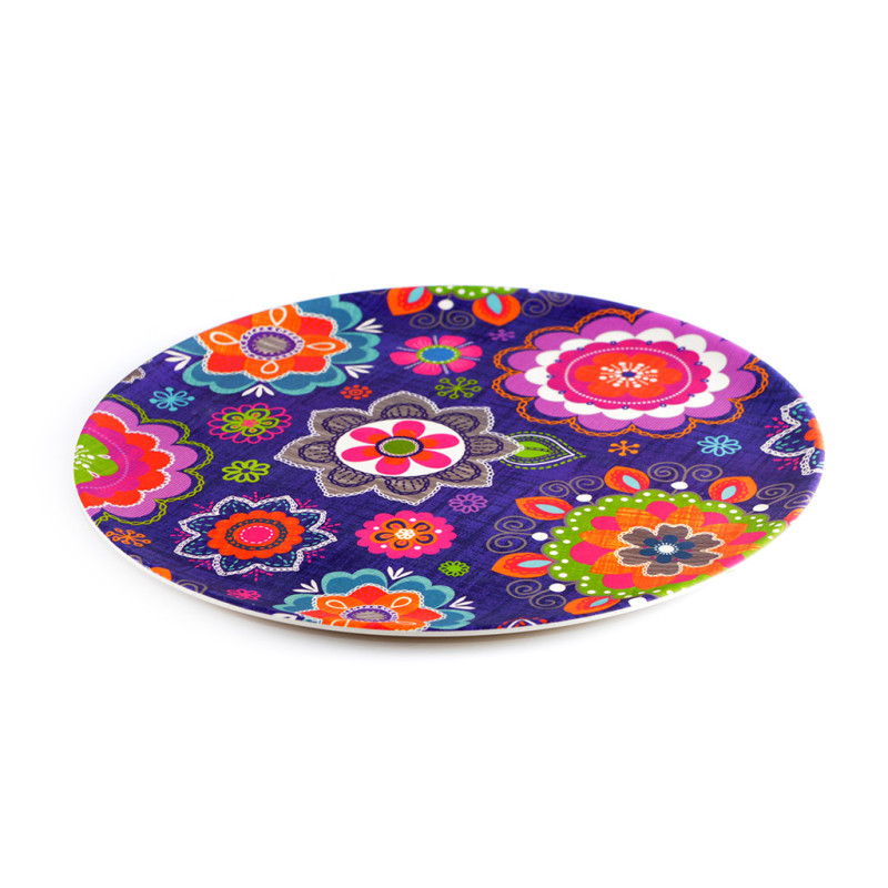 Plate PURPUR 28x1.2 cm (bamboo fibre)