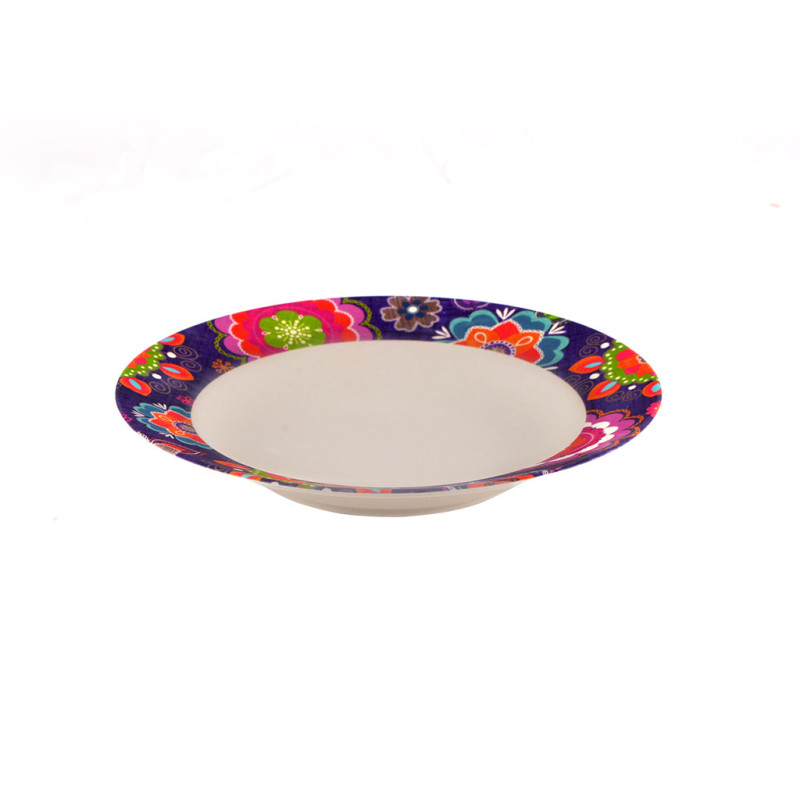 Deep plate PURPUR 23x3.6 cm (bamboo fibre)