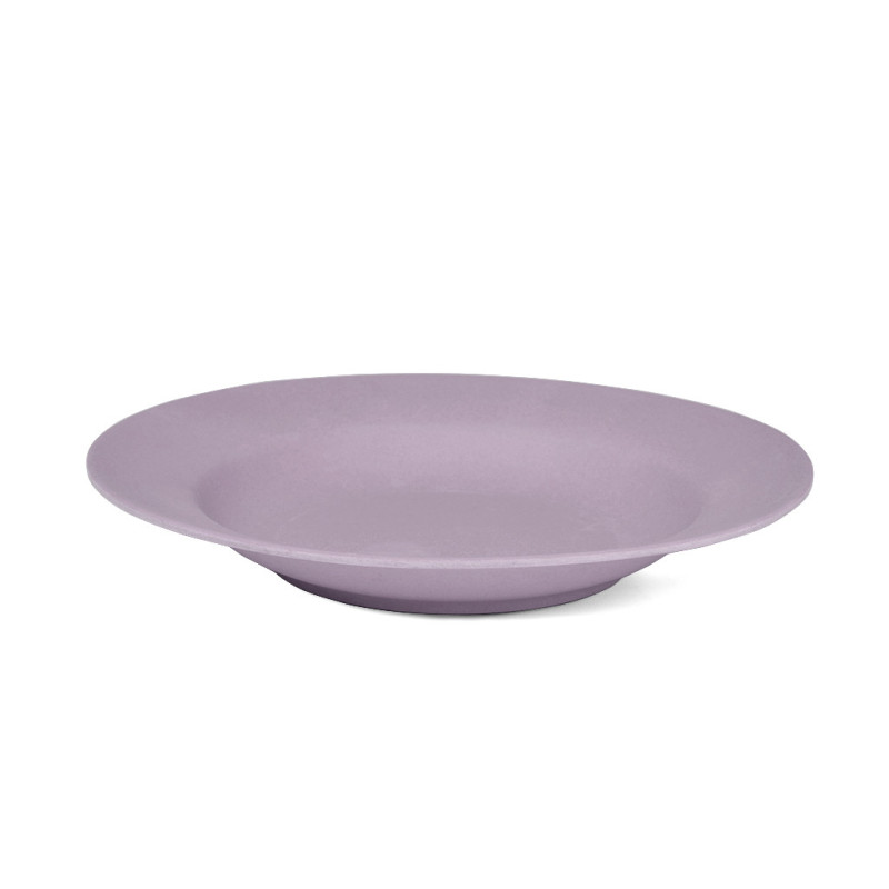 Deep plate 23x3.6 cm, color VIOLET (bamboo fibre)