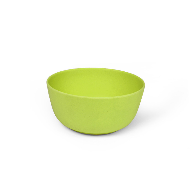 Bowl 14x6.5 cm / 600 ml, color GREEN (bamboo fibre)
