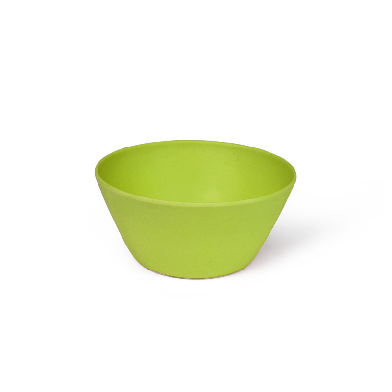 Bowl 14x7 cm / 650 ml, color GREEN (bamboo fibre)