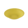 Deep plate 19x5 cm, color YELLOW (bamboo fibre)