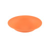 Deep plate 19x5 cm, color ORANGE (bamboo fibre)