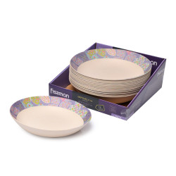 Deep plate FLOWER 21 cm...