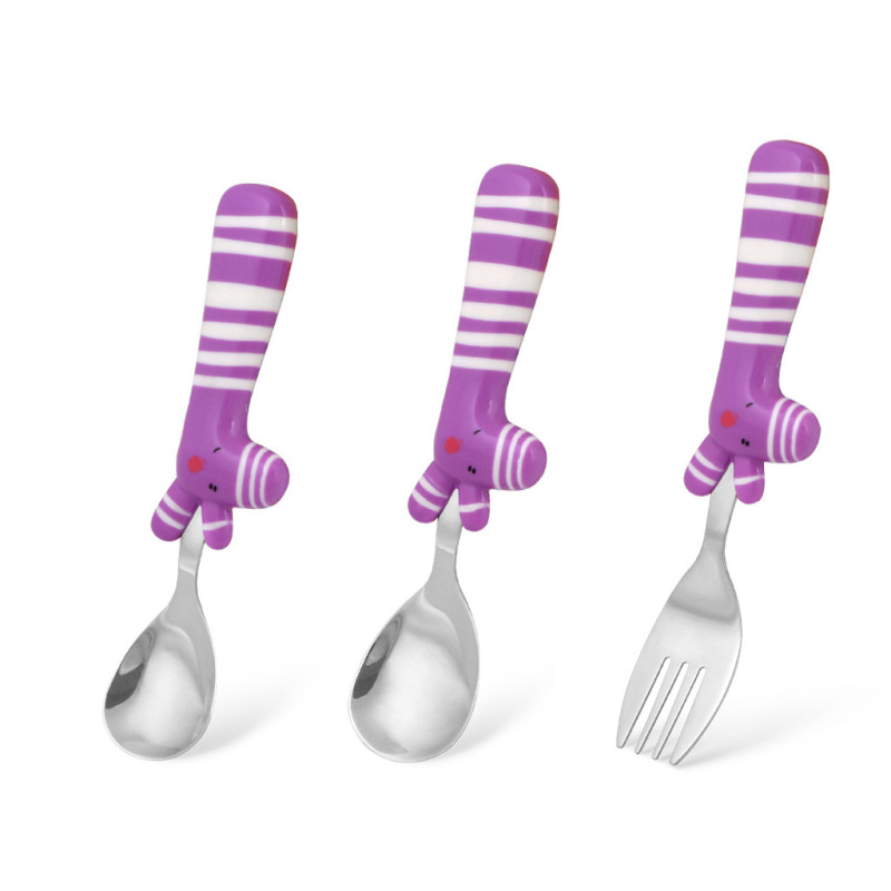 Cutlery set ZEBRA 3 pcs (stainless steel)
