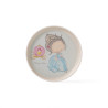 Plate 18 CM BLUE PRINCESS (bamboo fibre) (12 pcs per display box)