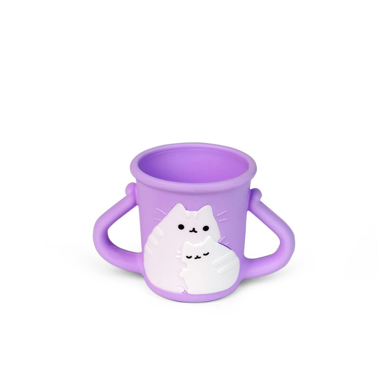 Mug with handles CATS 280 ml (silicone)