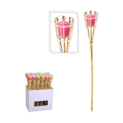 Sodo žibintas Progarden Funkcija nuo mašalų Ruda Stiklas 7,5 x 76 cm,,,