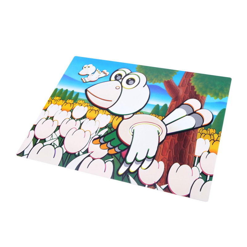 Reusable magic placemat BIRD 29x21 cm (plastic)