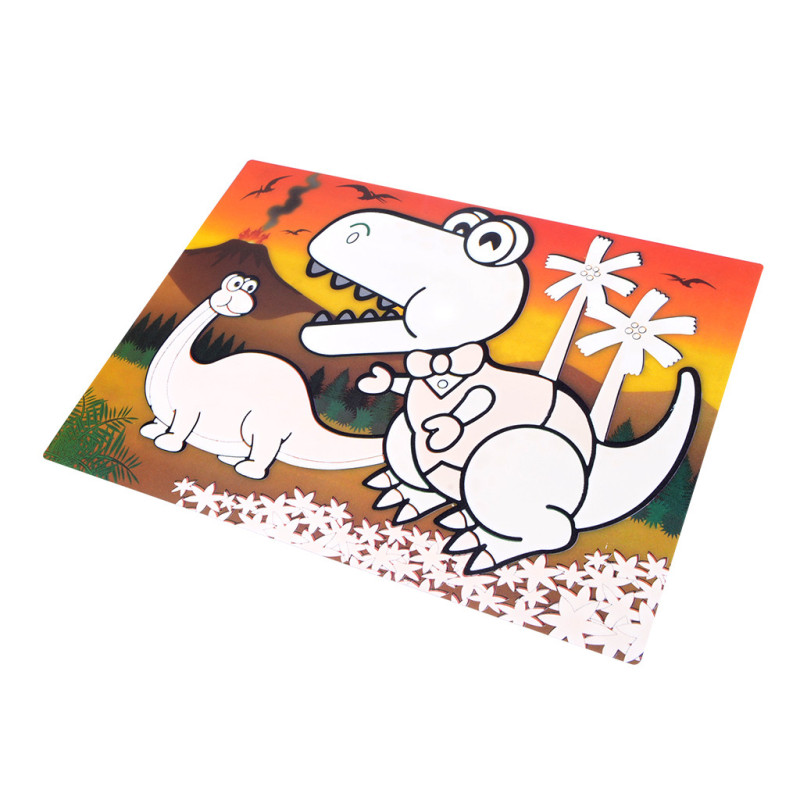 Paliktnis zīmēšanai ar ūdeni DINOZAURI 29x21 cm