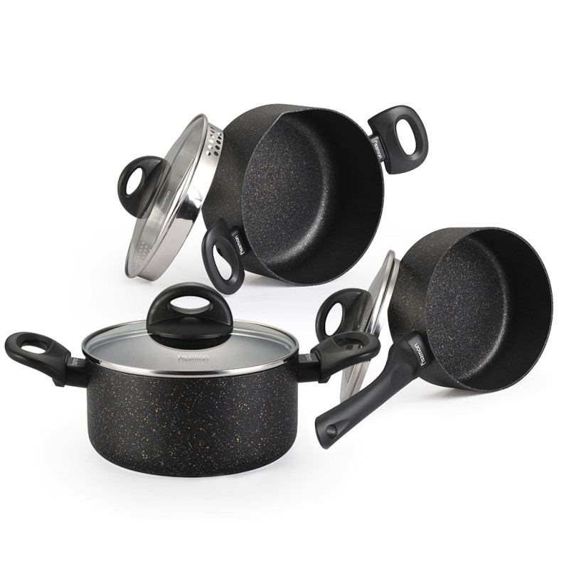 Cookware set PROMO 6 pcs (aluminium with non-stick coating)