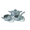 Cookware set MOON STONE 6 pcs (aluminium with non-stick coating)