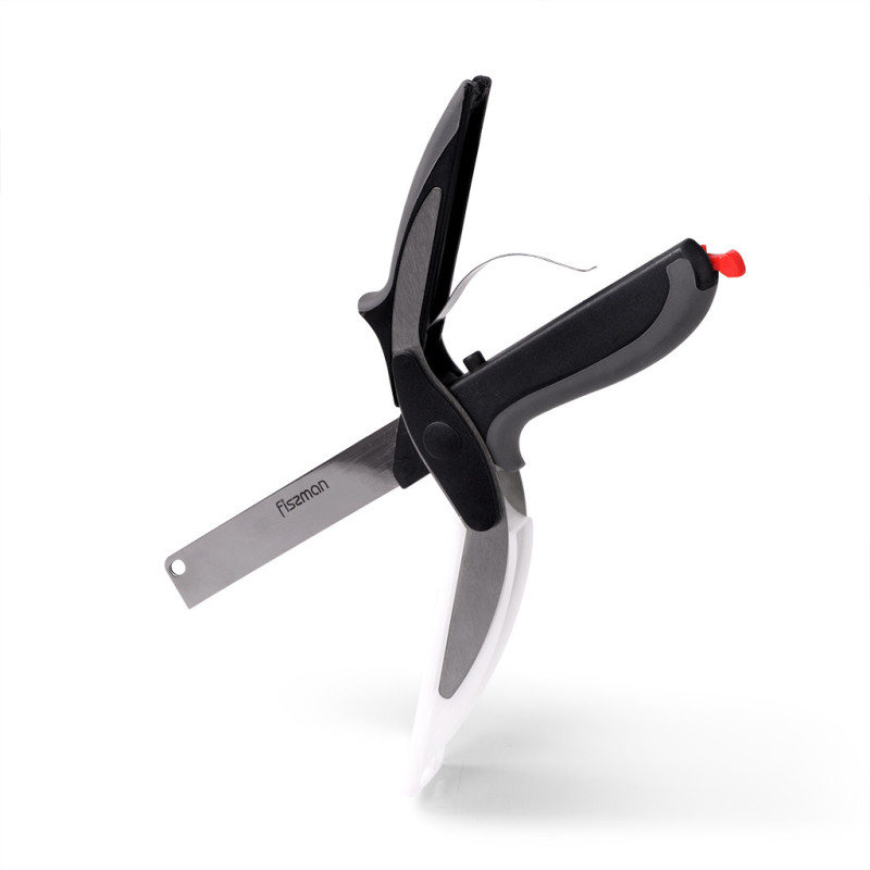 Kitchen knife-shears 24 cm 2-in-1 (stainless steel)