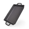 Rectangular grill pan 32,5x27х4 cm (cast iron)