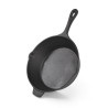 Deep frying pan 25.5x7.7 cm with helper handle (cast iron)