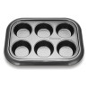 6 cup muffin pan 29.4x21x3.5cm 0.5mm
