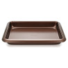 Roaster 37x27x4.5 cm CHOCOLATE(carbon steel with non-stick coating)
