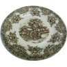 WATER WHEEL BROWN DINING  PLATE  26 CM, Claytan