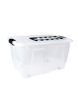 Ящик Pla.Home 70л на колесах с ручкой