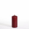 СВЕЧА   СТОЛБ  5X10CM, BORDO DEG 16ST., Pap Star
