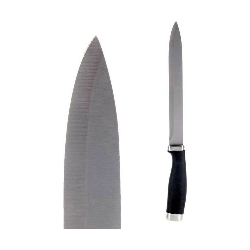 Kitchen Knife Kinvara KT11-5603-03 Black Silver Stainless steel Plastic 3,5 x 33 x 2 cm (12 Units)