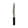 Kitchen Knife Kinvara KT11-5604S05 Black Silver Stainless steel Plastic 2,7 x 24,3 x 1,8 cm (12 Units)