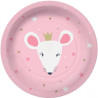 MAGICAL FRIENDS PAPER  DISHES  23CM 10GB, 0.145KG/IEP, Paw Decor Collection