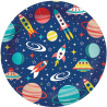 SPACE PAPER  DISHES  23CM 10GB, 0.145KG/IEP, Paw Decor Collection