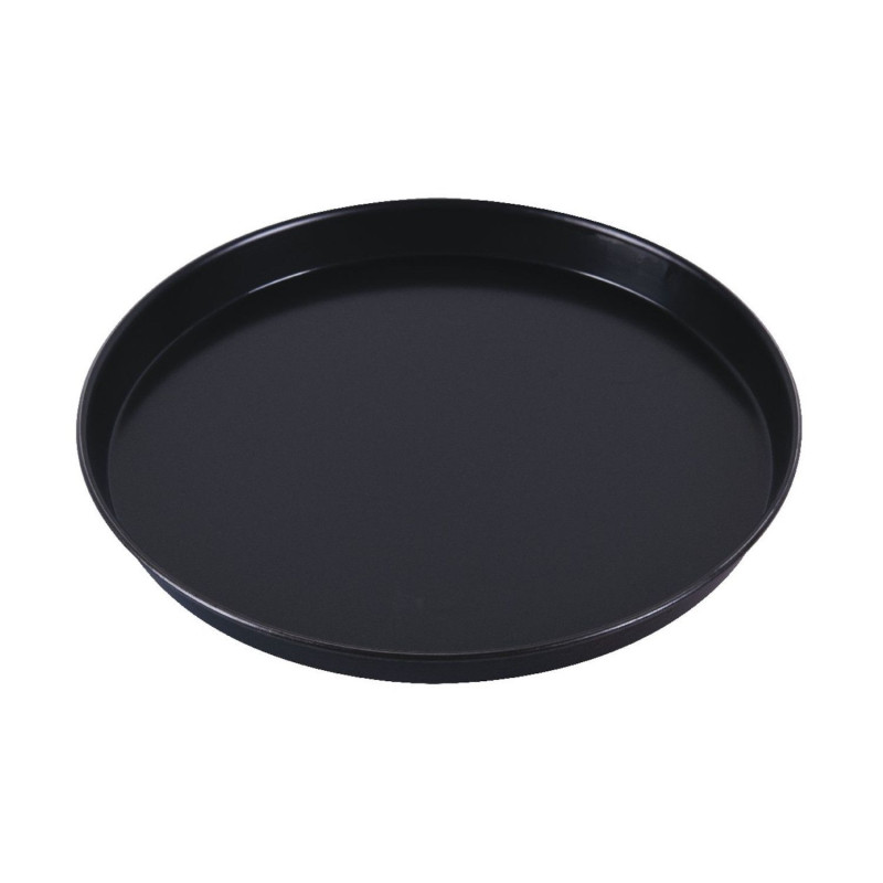 Pizza sheet steel D28cm h-2.5cm blue