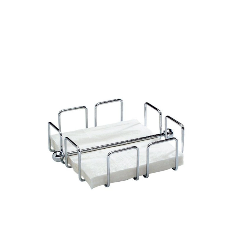 Napkin holder WIRE met. 19×19cm h-6.5cm