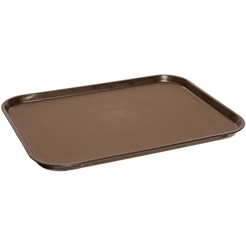 Tray non-slip 35x45cm brown