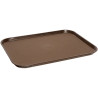 Tray non-slip 35x45cm brown