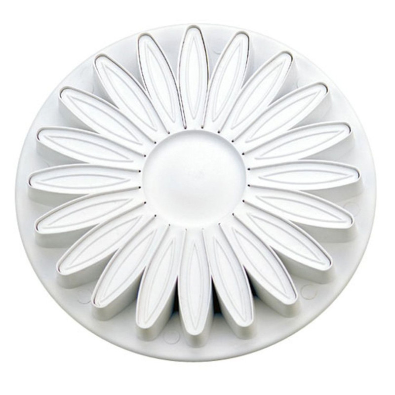 Form sunflower D 10cm decor plastic