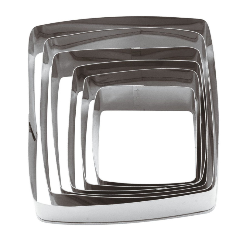 Form set SQUARE 12x12cm 6pcs