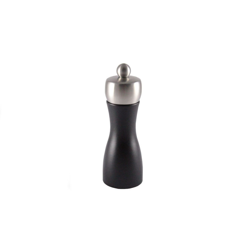 Pepper mill wood FIDJI h-15cm black